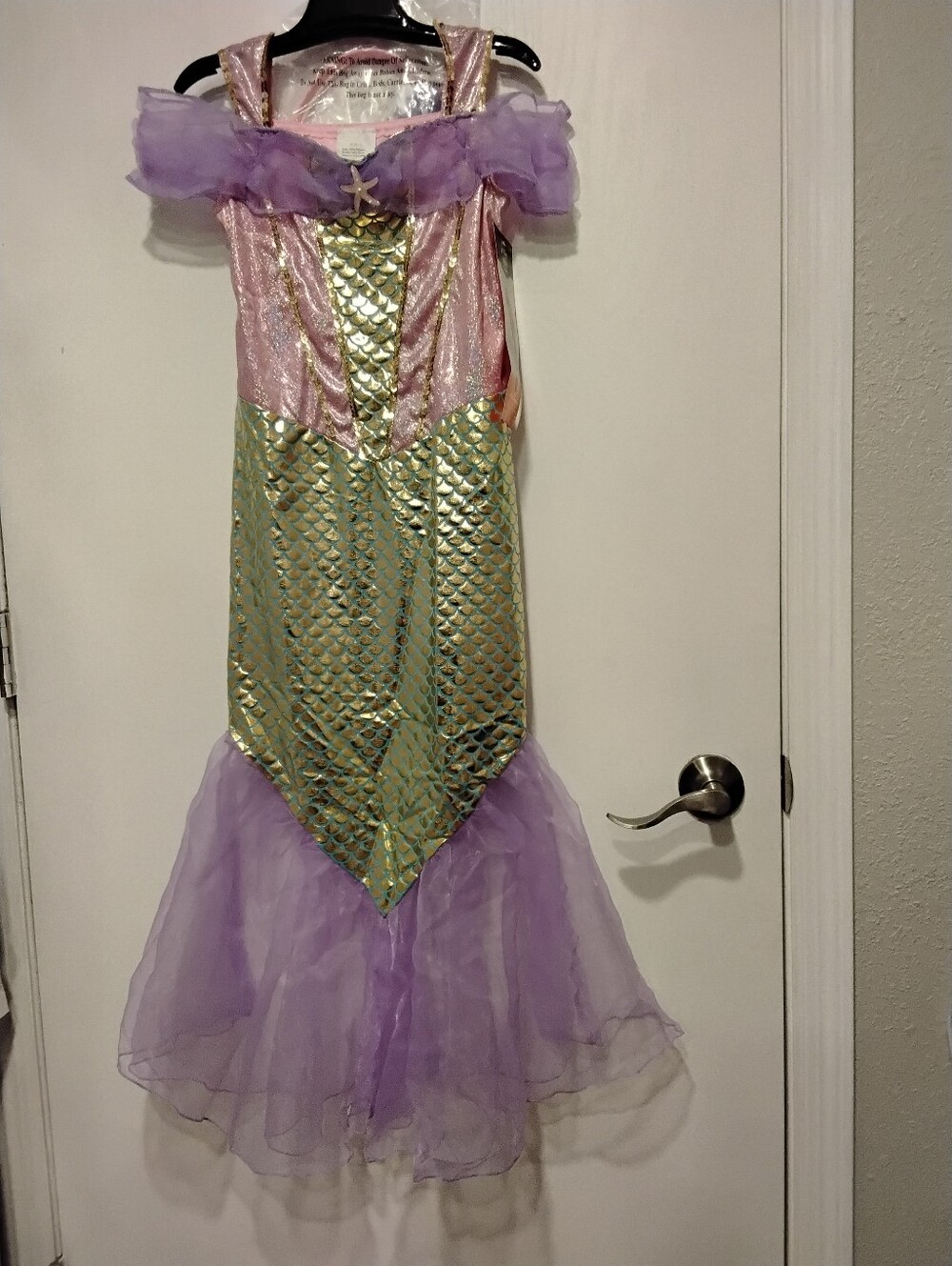 Target Girls Mermaid Costume in Purple, Pink and Gold